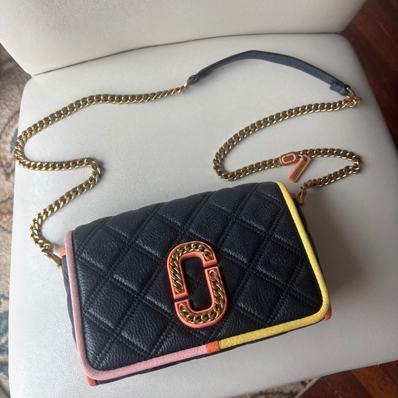 Marc Jacobs The Status Leather Crossbody Bag - Picture 1 of 10